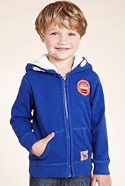 Cotton Rich Brog Badged Hooded Sweat Top