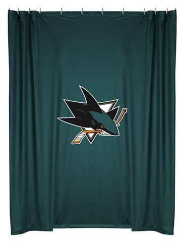 San Jose Sharks Kids Fabric Shower Curtain