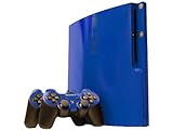 Sony PlayStation 3 Slim Skin (PS3 Slim) - NEW - OCEAN BLUE system skins faceplate decal mod