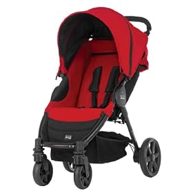 Britax B-Agile Pushchair (Chili Pepper)