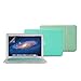 Macbook Air 13 Case, GMYLE Hard Case Frosted for MacBook Air 13.3 inch (Model: A1369 and A1466) - Turquoise Blue 4 in 1 Bundle - Matte Cover - Sleeve Bag - Silicon Keyboard Skin - Clear Screen Protector