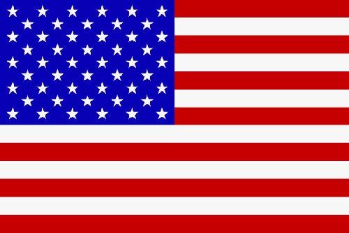 Top Qualität – Flagge USA U.S.A America Amerika Fahne, 250 x 150 cm, EXTREM REIßFEST, Keine BILLIG-CHINAWARE, Stoffgewicht ca. 100 g/m², sehr robust, extra starke Messing-Ösen – mehrfach umlaufend genäht, ideal als Hissflagge Hissfahne für Innen/Außen, für Haus, Garten zur Deko