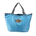 Sandistore Waterproof Portable Picnic Insulated Food Storage Box Tote Lunch Bag (Blue)