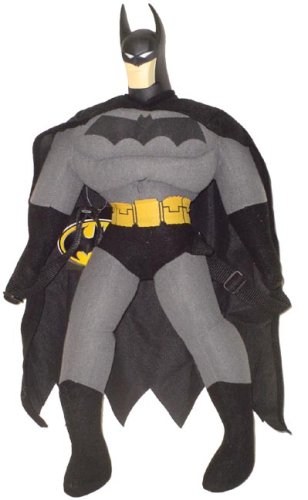  WB 18" Batman Plush Backpack Doll