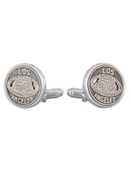 From Amazon.com. Click for details:
 Los Angeles Transit Token Cufflinks Clad in Sterling Silver Los Angeles Transit Token Cufflinks Clad in Sterling Silver