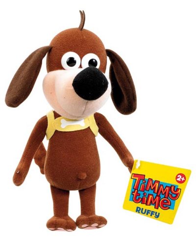 Timmy Time 8 Inch Bean Plush Ruffy The Dog