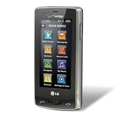 LG VX9600 Versa Touch Screen Cell Phone Black (Veri