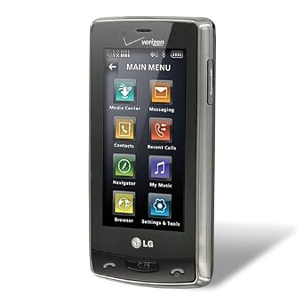 LG VX9600 Versa Touch Screen Cell Phone Black (Verizon Wirele