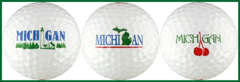 Michigan Variety Golf Balls