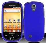Samsung Gravity Smart T589 Rubberized Hard Phone Cover Protector Case - Blu ....