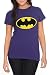 Search : DC Comics Batman Logo Purple Girls T-Shirt