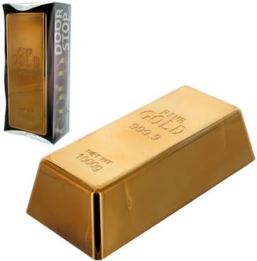 Faux Gold Bar Door Stop - Set Of 4 ( Hardware, Doors Windows )