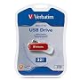 Verbatim 96806 32GB Store n Go Swivel USB Drive (Red)