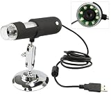 USB Digital Microscope with 400x Zoom and Image Capture