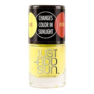 Amazon.com : Just Add Sun Color Changing Nail Polish ('Ray'diant) : Beauty