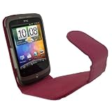 iGadgitz Pink PU Leather Case Cover Holder for HTC Wildfire Android Smartphone Cell Phone + Screen Protector 41OZU1MNK7L. SL160 iGadgitz Pink PU Leather Case Cover Holder for HTC Wildfire Android Smartphone Cell Phone + Screen Protector