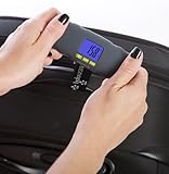 Lewis N. Clark Balanzza Mini Digital Luggage Scale, Black, One Size