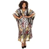 Shimmering Exotic Silver Safari V-neck