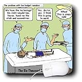 Rich Diesslins Funny General Cartoons - Bad TV Remakes with Pinnochio as the $6000 Puppet - Mouse Pads