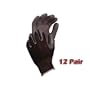 ATLAS Fit 370 Black Work Gloves LARGE L 12 Pair NEW