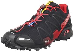 Salomon Men's Speedcross 3 Climashield Trail Running Shoe,Black/Black/Bright Red,12 M US 