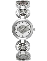Harley-Davidson Ladies Charm Bracelet Watch by Bulova