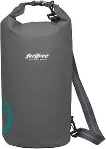 Dry Tube, Waterproof Bag Perfect For Kayaking, Boating, Water Sports (Slate Grey, 20 Liter)