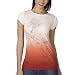 Mossimo  Black Petites: Fashion Printed Boatneck Shirred - Red Combo