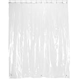 Carnation Home Fashions 72-Inch Wide by 84-Inch Long Vinyl Shower Curtain Liner, Super... by Carnation Home Fashions