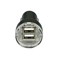 Two Port 2.1A USB Car Charger - Free Delivery by Amazon - Charge 2 USB devices at once, no more arguments over the car charger! Compatible with all Apple iPad iPhone and iPod models, all HTC and Samsung models including Samsung P1000 tablet