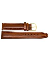 20MM BROWN PADDED DISTRESSED CALF LEATHER WATCH BAND FITS SWISS ARMY WENGER