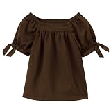 Toddler Girls' Cherokee Short-Sleeve Top - Chocolate Kiss
