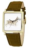 American Kennel Club Men's D1787S012 Pembroke Welsh Corgi Gold-Tone Brown Leather Watch