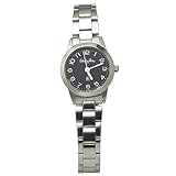 Valentino Rudy バレンチノ ルーディー アナログクォーツ式 時計 VR539 ブラック文字盤/シルバーベルト レディースウォッチ