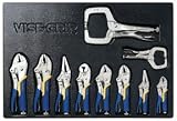 Irwin 1078TRSG Vise Grip 10 Piece Locking Plier Set with Soft Grip