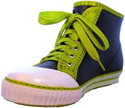 BengC RW060 Sneaker Style High Top Women's Rubber Rain Boots, Sz 35 EU / 4 US W