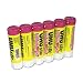 UHU Stic Permanent Clear Application Glue Stick, 0.014 Oz, 6 per Pack (99840)