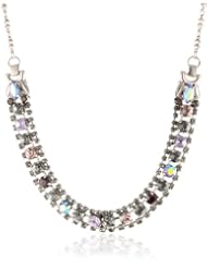 Sorrelli "Rhapsody" Triple Track Crystal Necklace, 16"