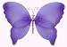 Baby : 13" Dark Purple Crystal Butterfly nylon hanging ceiling wall baby nursery room wedding decor decoration