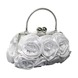 Coloriffics Handbags Satin Handbag with Rosettes