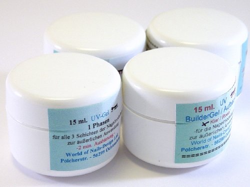 Sparangebot: Die 4 wichtigsten UV-Gele zum Sonderpreis je 5 ml