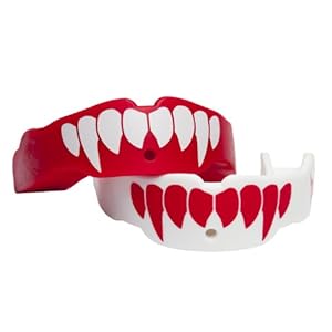 TapouT Youth Special Edition Fang Mouth Guard, Red/White
