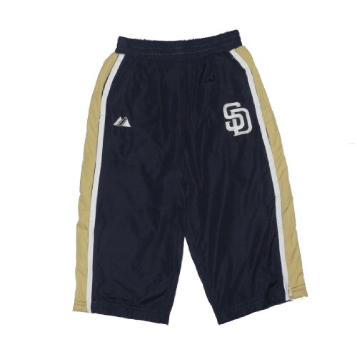 MLB San Diego Padres Baby / Infant Comfortable Fit Mesh Lined Track Pants with Embroidered Logo - Blue (Size: 18M)