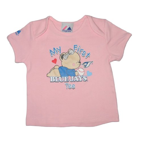Infant / Baby MLB Toronto Blue Jays My First Tee T-Shirt - Pink (Size: 18)