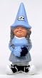 University of North Carlina Cheerleader Garden Gnome