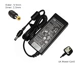 Laptop Charger for� Toshiba Compatible Satellite Pro L450-179 L450-17R L450D-12T L450D-14V L500-1D4� Compatible Replacement Notebook Adapter Adaptor Power Supply - Laptop Power (TM) Branded (UK Powercord and 12 Month Warranty)