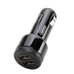 SAVE $2.86 - Powerjolt Dual Universal 2 USB Blk Car Charger $12.13
