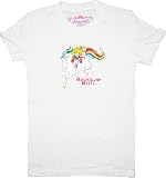 Rainbow Brite with Horse Starlite and Twink White Tee T-Shirt