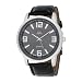 U.S. Polo Assn. Men's US5165 Black Dial Black Crocodile Strap Watch
