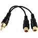 "Y" ADAPTOR RCA PLUGS